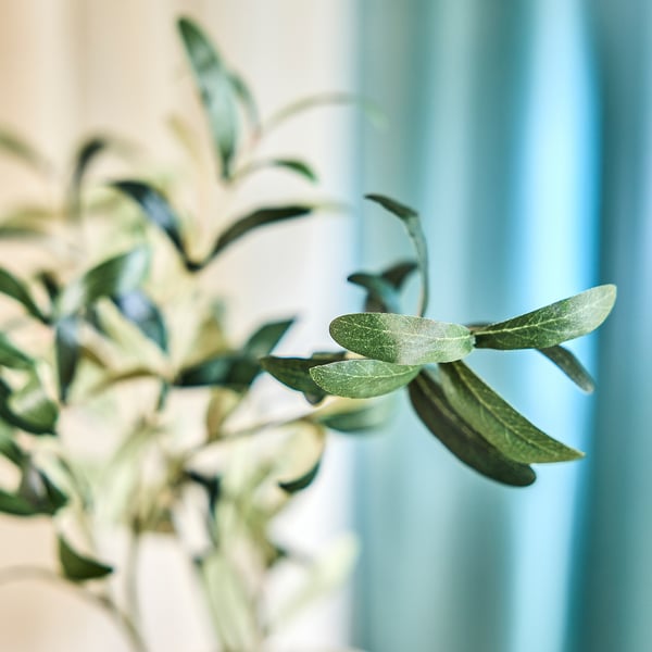 SMYCKA Artificial flower, in/outdoor/olive branch, 75 cm