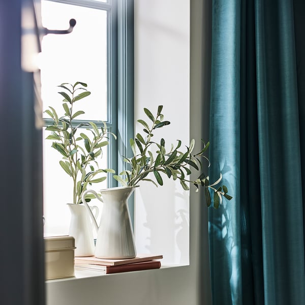 SMYCKA Artificial flower, in/outdoor/olive branch, 75 cm