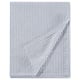 Blue & white striped SOLFIBBLA towel, recycled cotton
