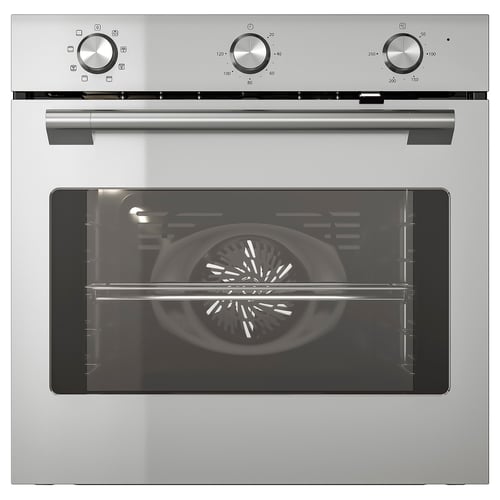 STENABY Fan oven, Grill function stainless steel colour/IKEA 300