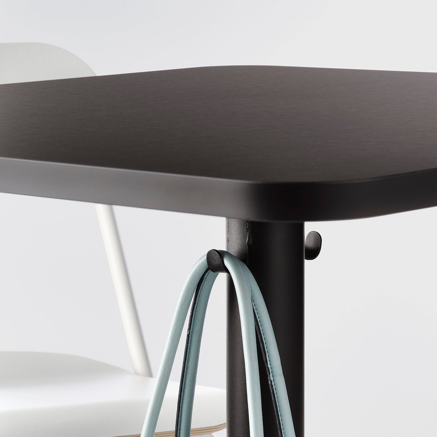 STENSELE bar table, anthracite/anthracite, 70x70 cm - IKEA Latvia