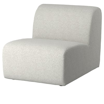 Modern, grey, l-shaped STOCKHOLM 2025 sofa, geometric design.