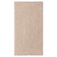 STOENSE beige soft rug, dense pile, rectangular shape, made from synthetic rubber and recycled polyester.