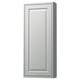 TÄNNFORSEN: light grey wall cabinet with bevelled details and adjustable shelves.