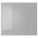 TÄRNHULT wall panel, grey, recycled glass, rectangular, sleek design.