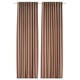 TIBAST room-darkening curtains, bronze, cotton, striped.
