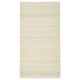 TIDTABELL beige rug, rectangle, wool and cotton, neutral decor.