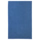 Blue, rectangular, soft TOFTBO bath mat, uniformly woven with microfiber.