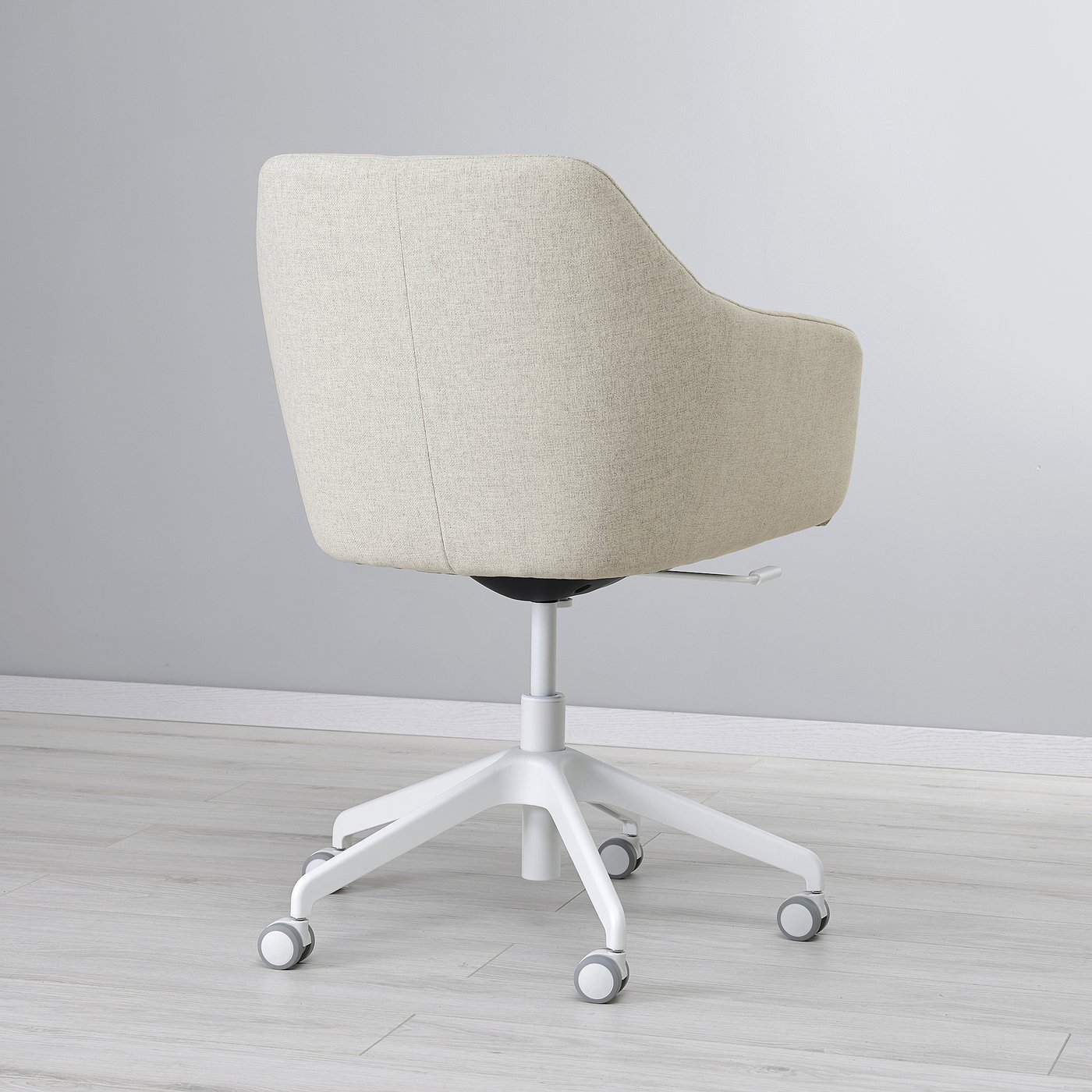 TOSSBERG / LÅNGFJÄLL conference chair, Gunnared beige/white - IKEA