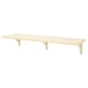 Wooden wall shelf, light color, rectangular shape, simple design.