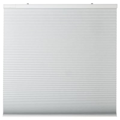 TREDANSEN white cellular blind, cordless, smart control.
