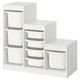 TROFAST white storage, plastic bins, childrens toy organizer.