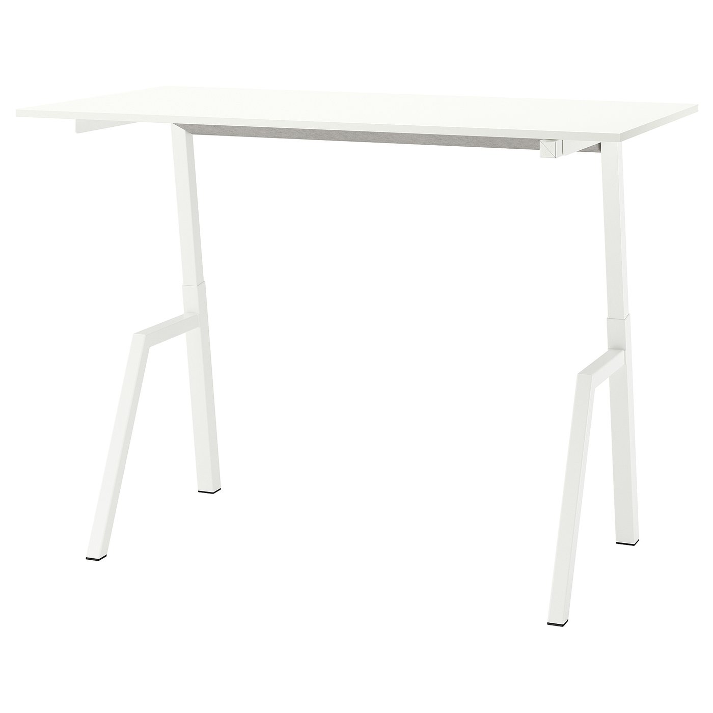 TROTTEN desk sit/stand, electric/white, 160x80 cm - IKEA Latvia