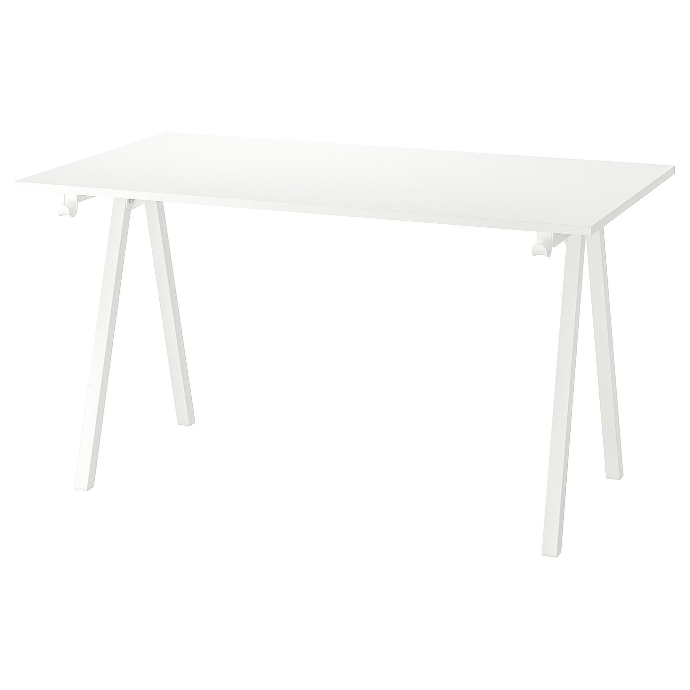 IKEA トロッテン デスク 140cm x 80cm TROTTEN desk, white, 140x80 cm - IKEA Latvia