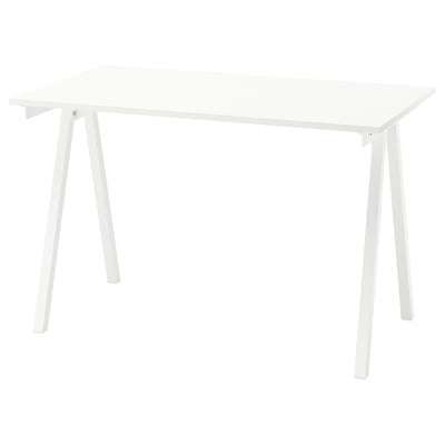 TROTTEN Desk, white, 120x70 cm