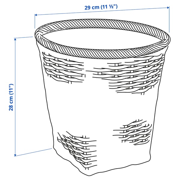 Illustration with measurements for the product: TRUMMIS.