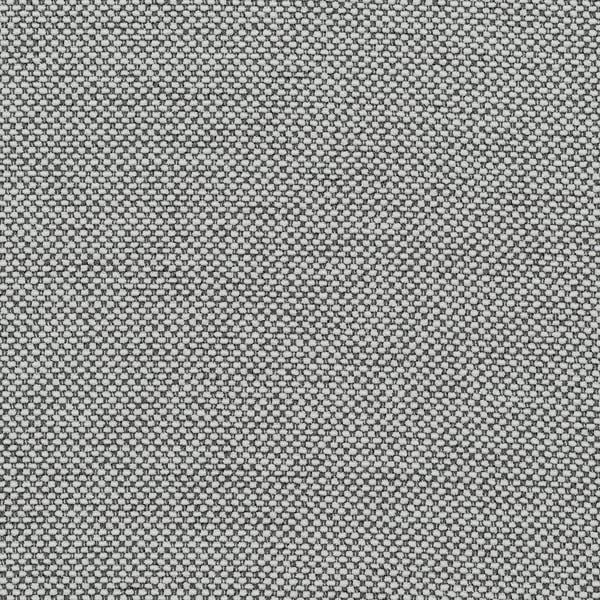 Patterned fabric in black and white. Intricate, repeating geometric design. Soft, textured, and recycled materials.