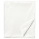 White ULLVIDE bed sheet, neatly folded, made from breathable cotton and lyocell.