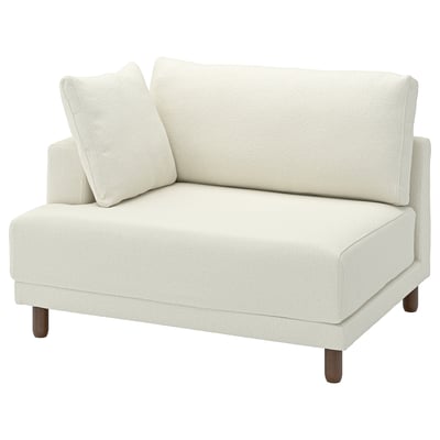 UPPÅKRA 1.5-seat module, with armrest left/Axvall off-white