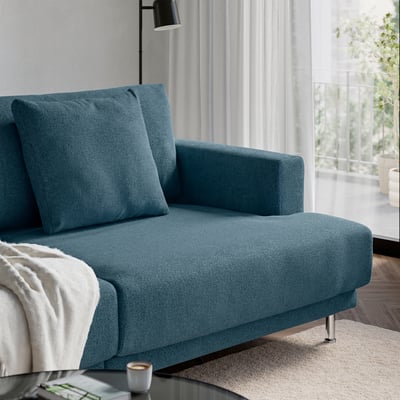 UPPÅKRA 3-seat modular sofa, Axvall dark grey-blue