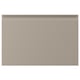 UPPLÖV beige kitchen cabinet with sleek, integrated handles and chamfered edges.