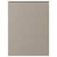 UPPLÖV beige kitchen cabinet with sleek, integrated handles, chamfered edges.