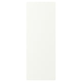 VALLSTENA white kitchen cabinets, simple design, smooth surface, particleboard material.