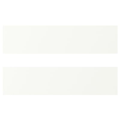 VALLSTENA white cabinet, smooth surface, rectangular shape, easy-clean plastic foil.