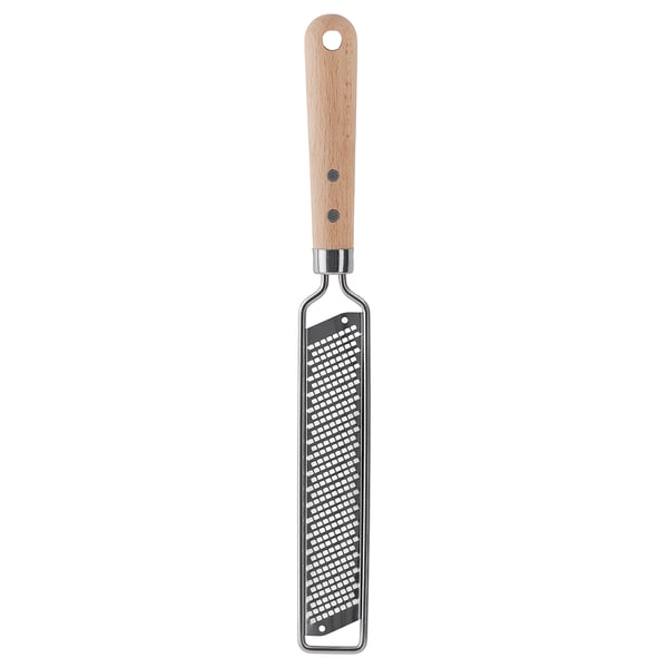 VARDAGEN zester with wood handle & stainless steel grating, hanging hole.