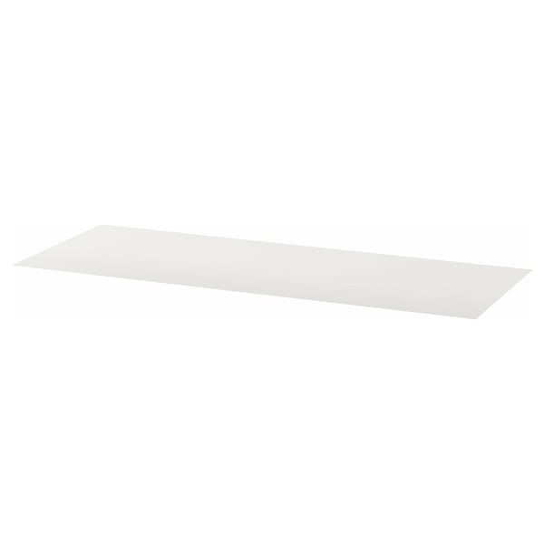 VARIERA drawer mat, white, rectangular, textured, cushions noise, protects surfaces.