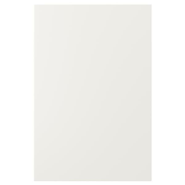 Modern white VEDDINGE kitchen cabinets