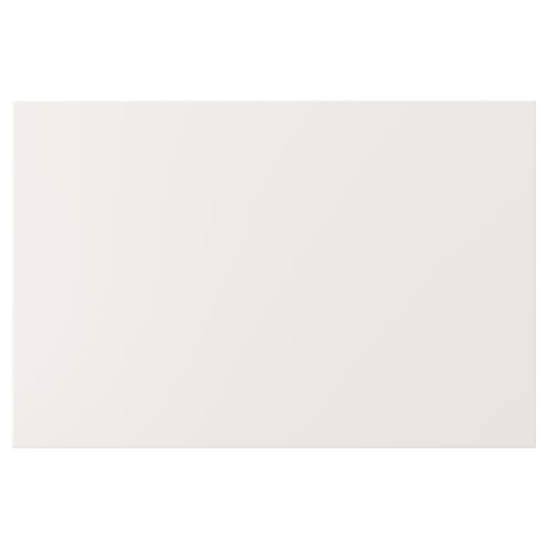 VEDDINGE white sleek, modern kitchen cabinet.