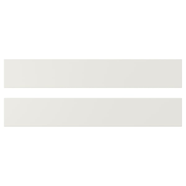 Two horizontal white panels; modern, smooth, rectangular design.