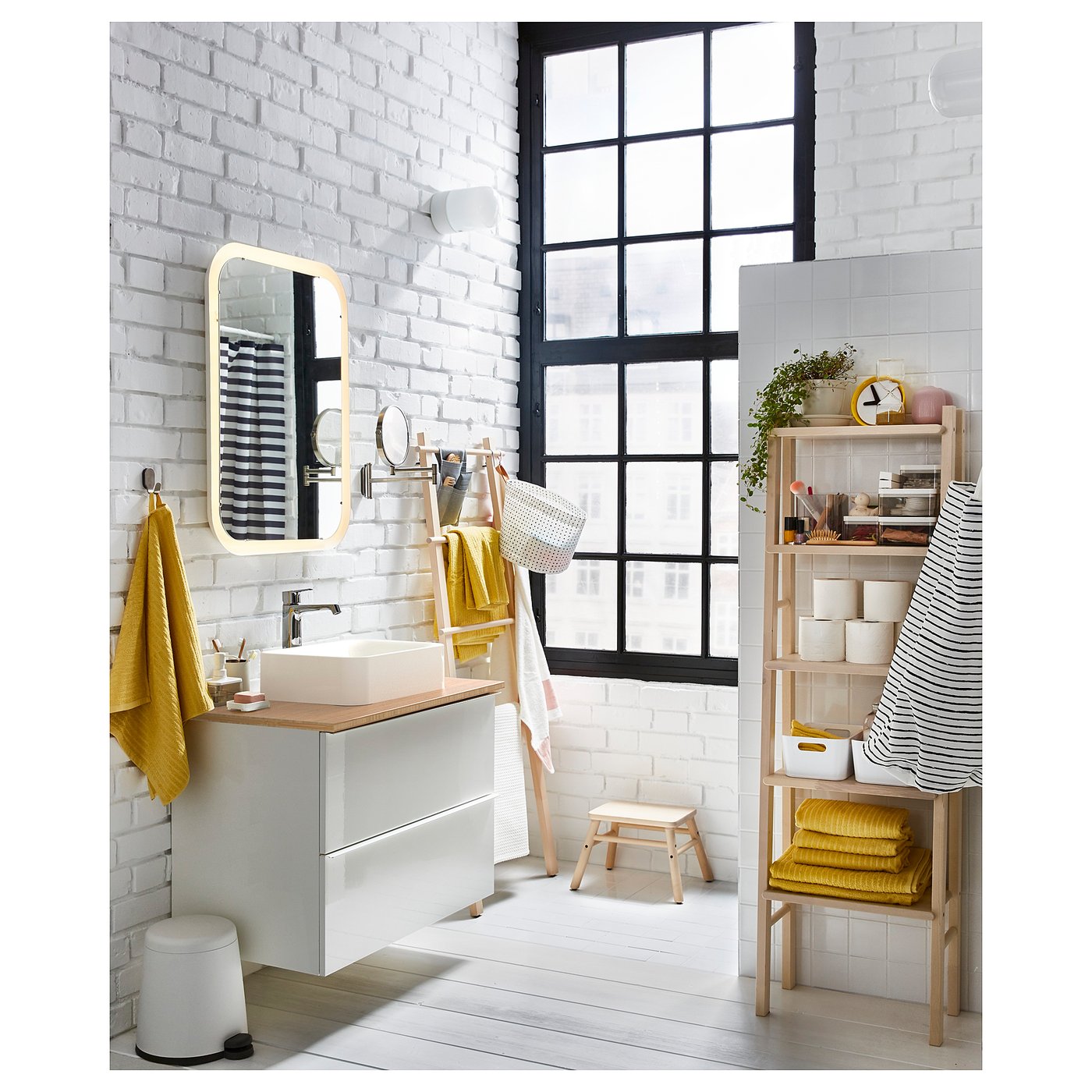 VILTO shelving unit, birch, 46x150 cm - IKEA Latvia