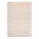 VOLLERSLEV: soft white shaggy rug, rectangular, textured pile, sound-dampening.