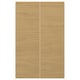 VOXTORP oak finish door panels, sleek with integrated handles, warm modern style.