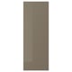 VOXTORP panel, brown with beige, glossy finish, rectangular shape, uniform design.