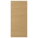 VOXTORP oak finish kitchen panel, rectangular, warm tone.