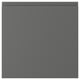 VOXTORP kitchen cabinet, dark grey, rectangular, smooth surface, minimalist design.