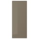 VOXTORP door: dark grey-brown, glossy finish, smooth, rectangular.