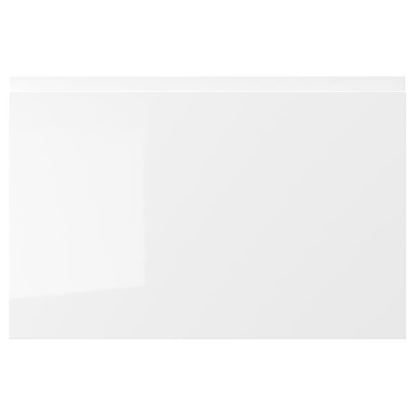 VOXTORP kitchen cabinet - white high gloss. Sleek, modern, handleless design.