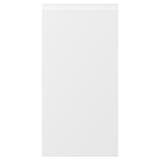 VOXTORP white kitchen cabinet, rectangular, matt finish with integrated handles.