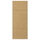 VOXTORP oak door, handle-free design, smooth surface, 25yr guarantee.