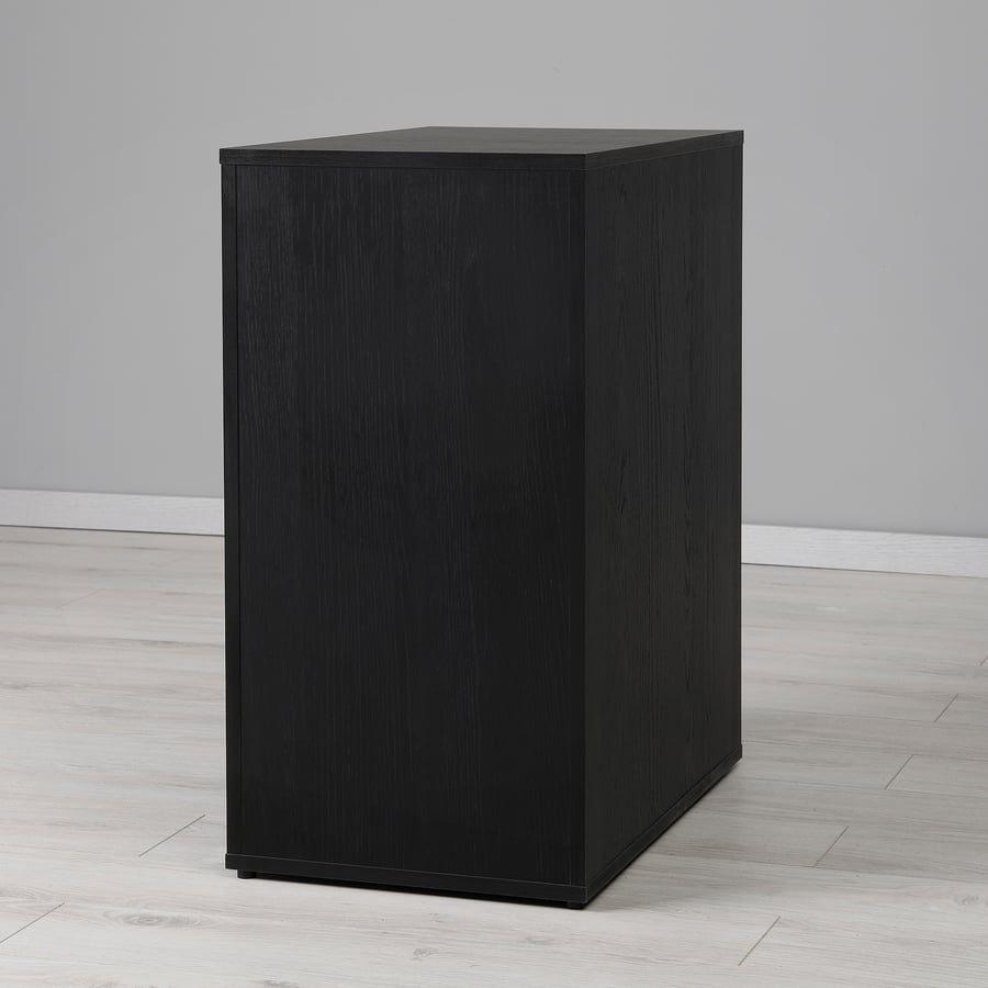 ALEX plaukts, melni brūnā krāsā, 36x70 cm