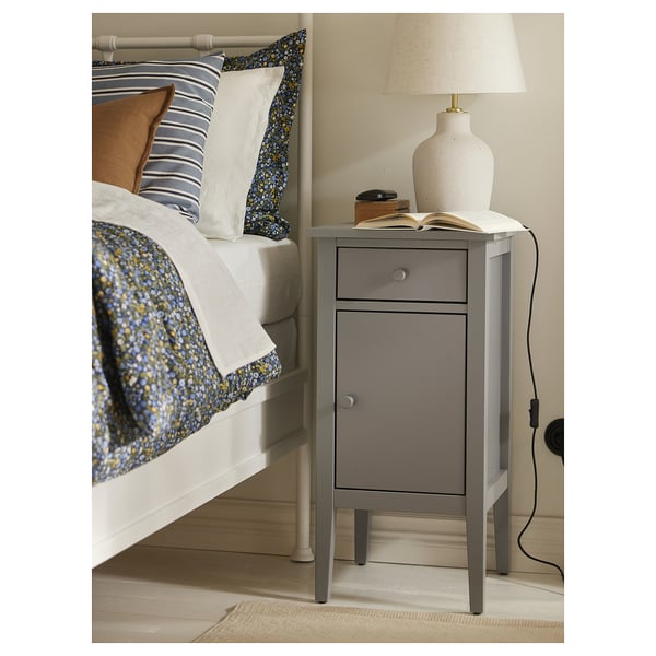 BLIDVÄDER Galda lampa, krēmbaltā krāsā keramika/smilškrāsā, 50 cm