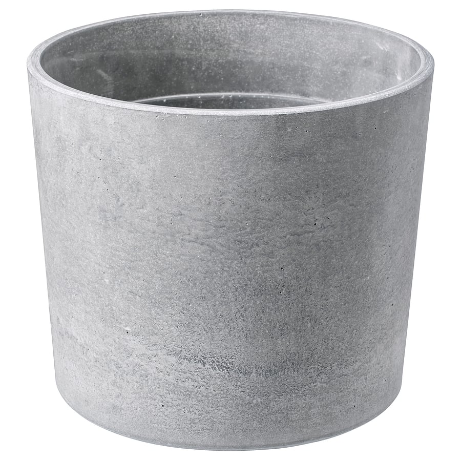 BOYSENBÄR lillepott, sise-/välisruumides helehall,15 cm