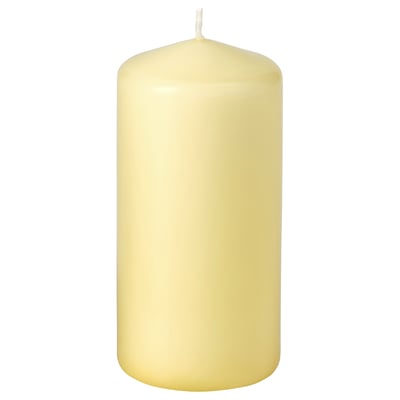 DAGLIGEN Svece bez aromāta, bāli dzeltena, 14 cm 40 st.