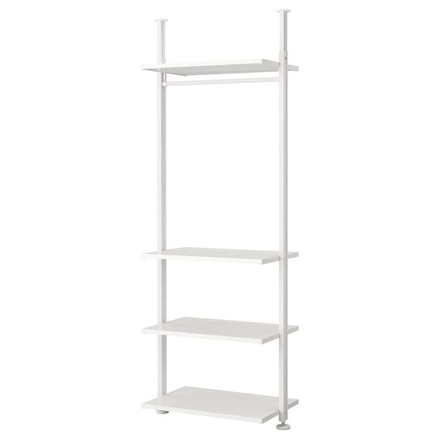 ELVARLI 1 sektsioon, valge, 92x51x222-350 cm