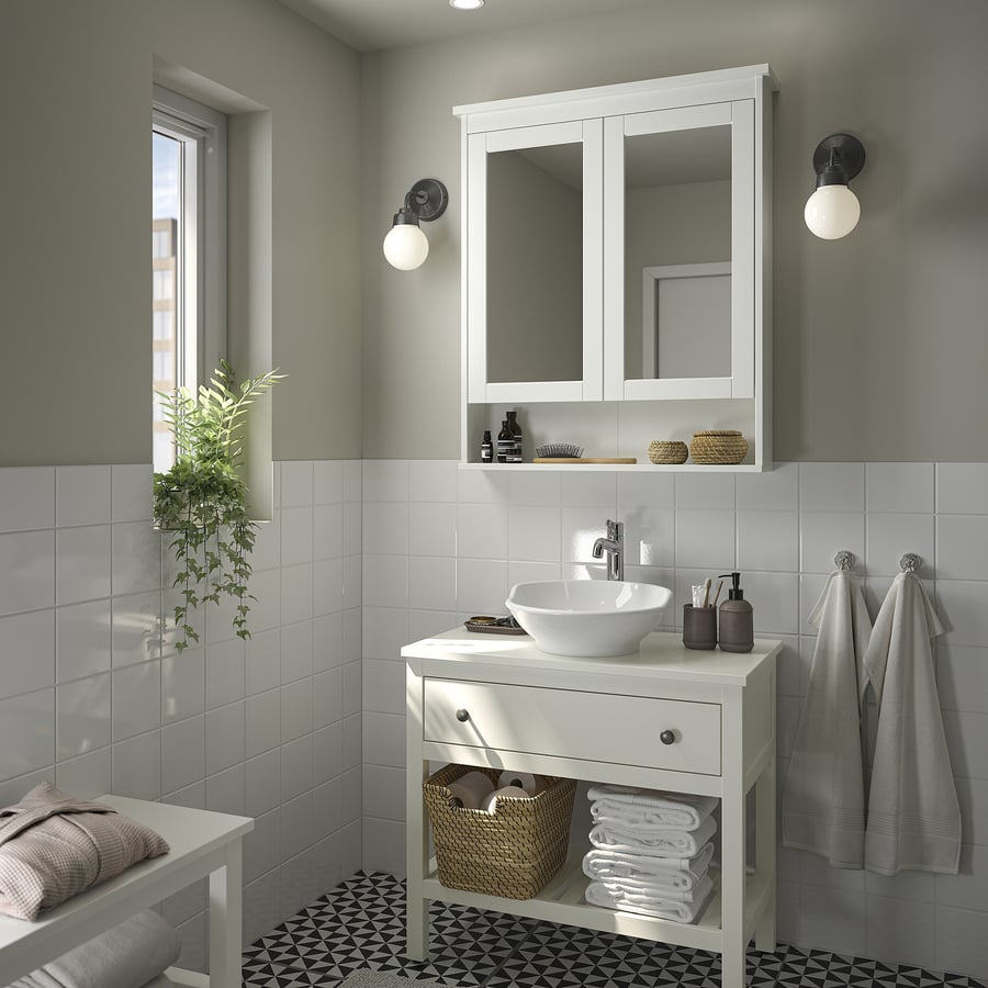 HEMNES / VÄSTERSJÖN saht valamukapp, valamu ja segisti