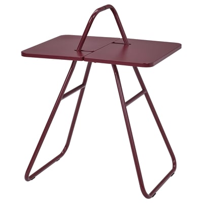 IKEA PS 2026 Galdiņš, tumši sarkanā krāsā, 50x40 cm